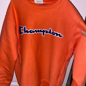 Champion Orange Crewneck
